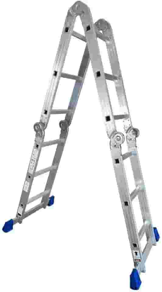 Escada de Alumínio Articulada 4x3 com 12 Degraus - Alumasa