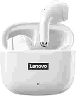 Lenovo Fones de ouvido LP40 Pro Bluetooth 5.1 Earbuds sem fio 20Hrs de tempo de jogo Fones de ouvido com gancho de ouvido à prova d'água com microfone