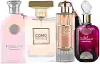 Kit 4 Perfumes Árabes Femininos | Delilah, Moiselle, Durrat & Sabah - Inspirados - Alta Fixação e Duração | Frasco PET 60ml