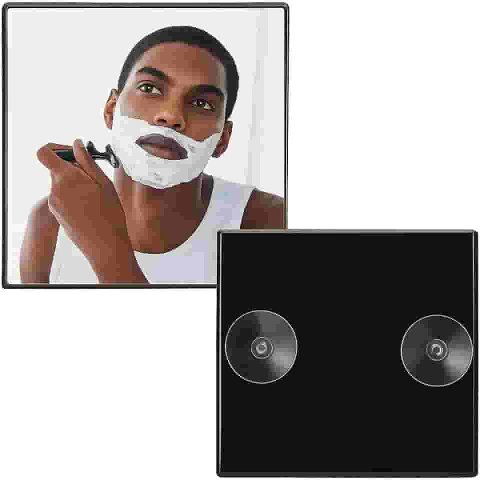 Espelho de Barba e Maquiagem com Ventosa – Ideal para Box e Chuveiro