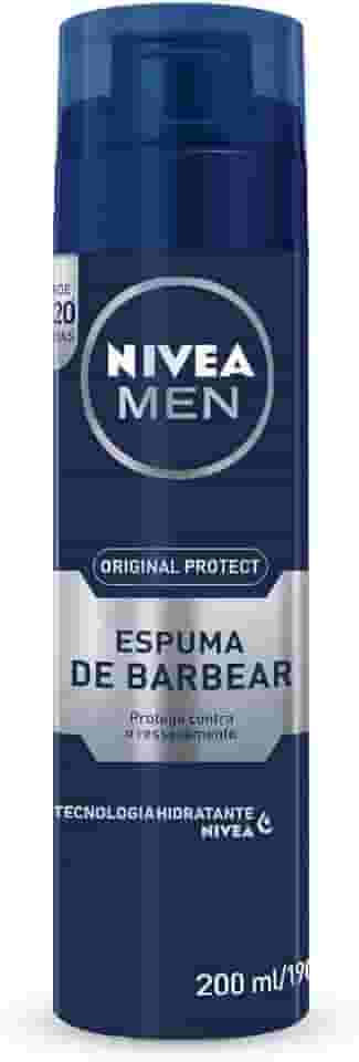 Espuma De Barbear Em Tubo Nivea 195G Originals Hidratante, NIVEA