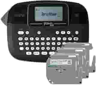ROTULADOR ELETRONICO PRETO PTM95 COM 3 FITAS