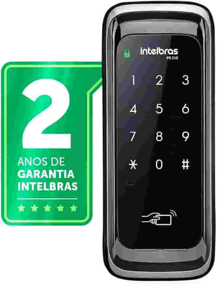 Fechadura Digital FR 210 Preto Intelbras