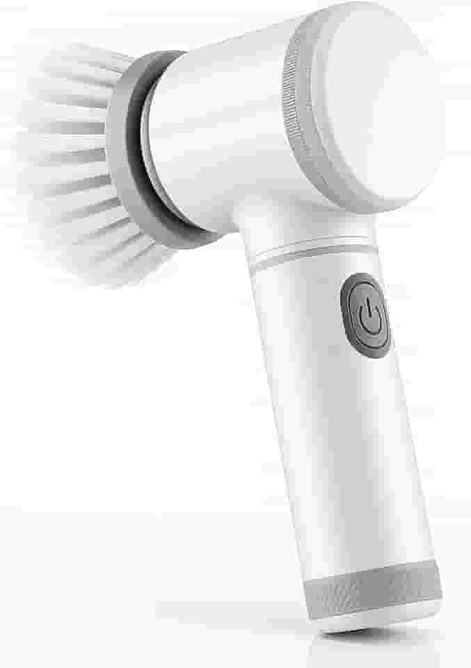 Escova De Limpeza Elétrica Giratória, Portátil Recarregável 5 em 1 — Limpeza Rápida e Eficiente para Banheiro, Cozinha, Box e Azulejos