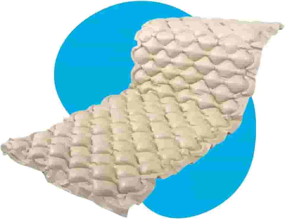 Colchão Pneumatico Avuslo Anti Escaras, Para Reposição, suporta até 130Kg, Com Kit de Reparo e Mangueira.