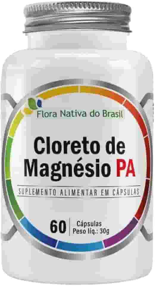 Cloreto de Magnésio PA 60 Cápsulas - Flora Nativa