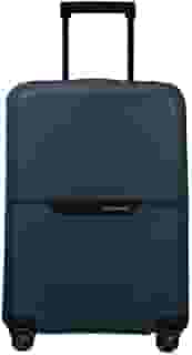 Mala de Bordo Magnum Eco Samsonite Polipropileno Cadeado Tsa 4 Rodas Duplas Giro 360 Azul