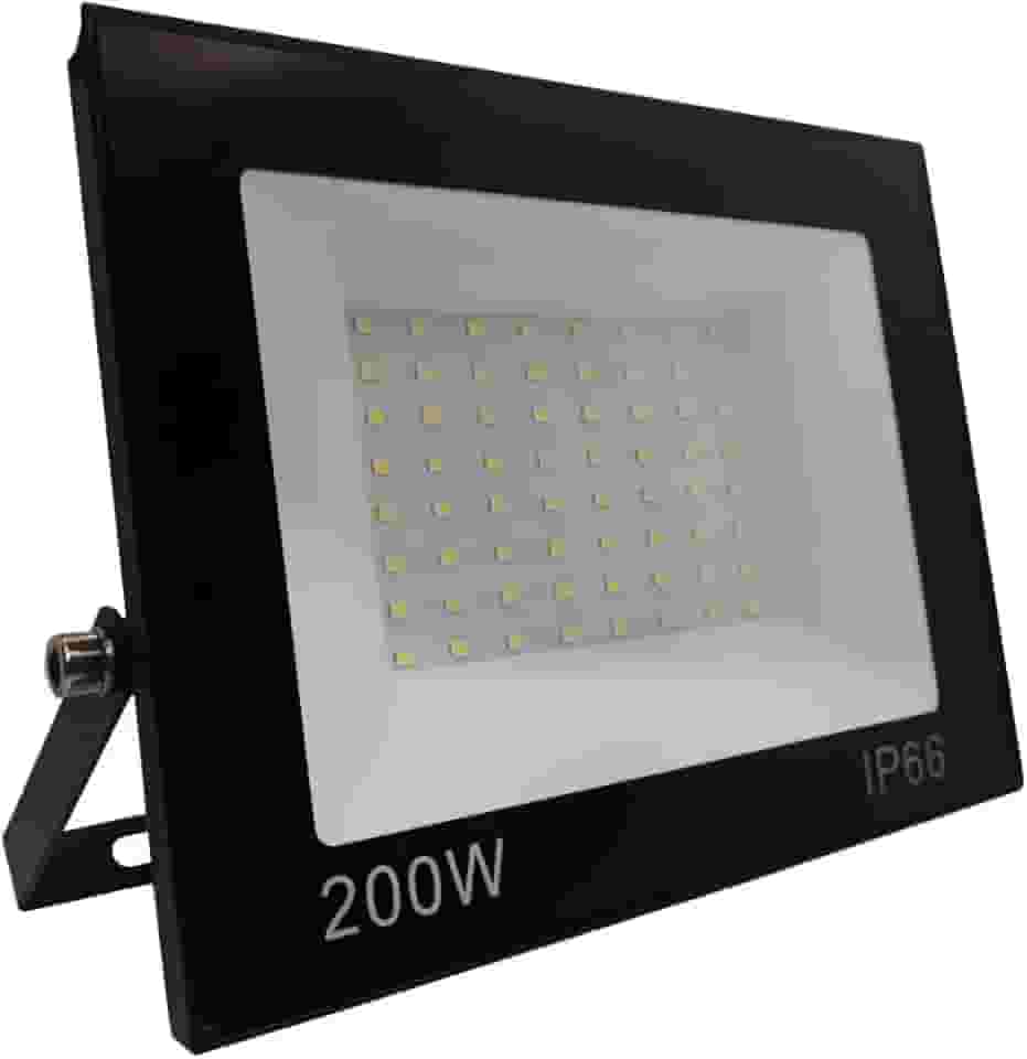 Refletor Led 200w Holofote Bivolt Branco Frio Prova D Agua Luz Smd Lampada Luminaria Led Iluminação Placa Super Led Novo