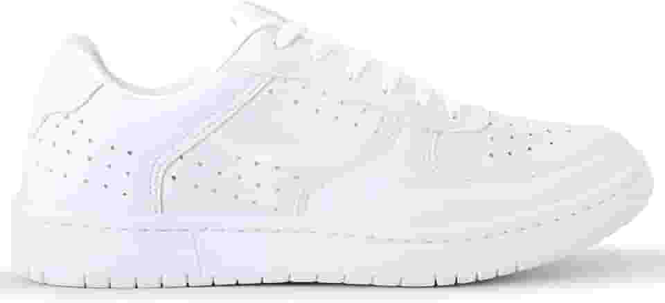 Tênis Skatista Casual Branco Preto Masculino Feminino Moderno Confortável Leve Sola Colada Costurada