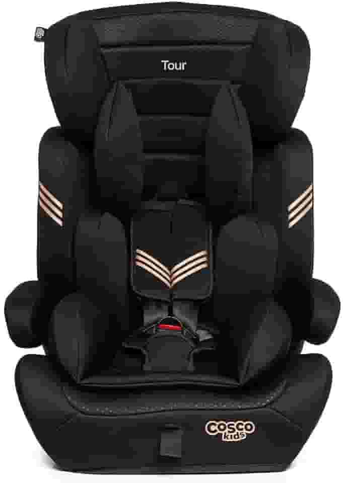 Cadeirinha Cosco Kids, Tour, 9 a 36 Kg, Preto Bronze