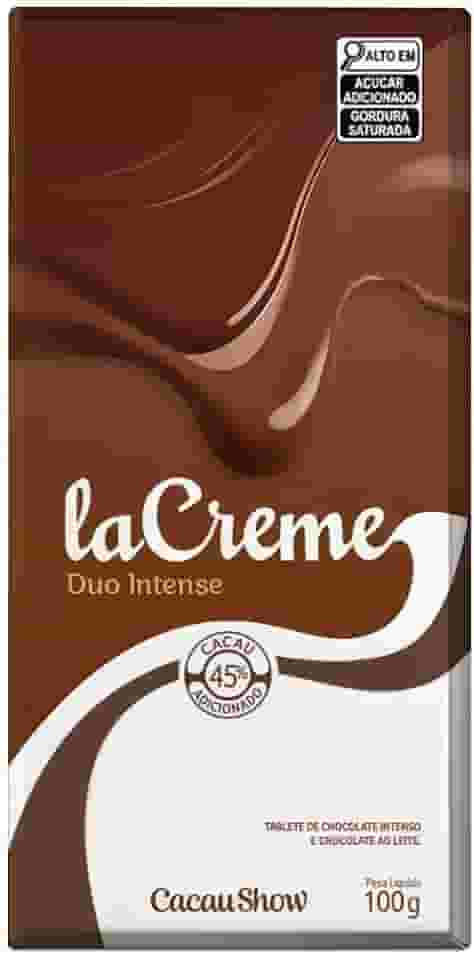 Armazém Seu Luiz, Tablete LaCreme Chocolate ao Leite e Intenso 100g Cacau Show