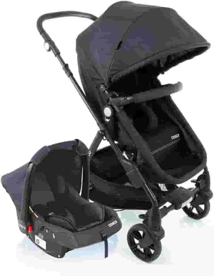 Cosco Kids, Travel System Poppy Duo, Preto Mescla