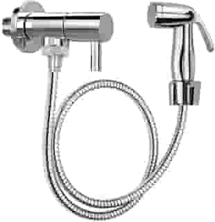 Link Metais - Ducha Higienica Cromada Abs, Ducha Intima Mangueira Inox 1,20 Metros, Duchina De Mao