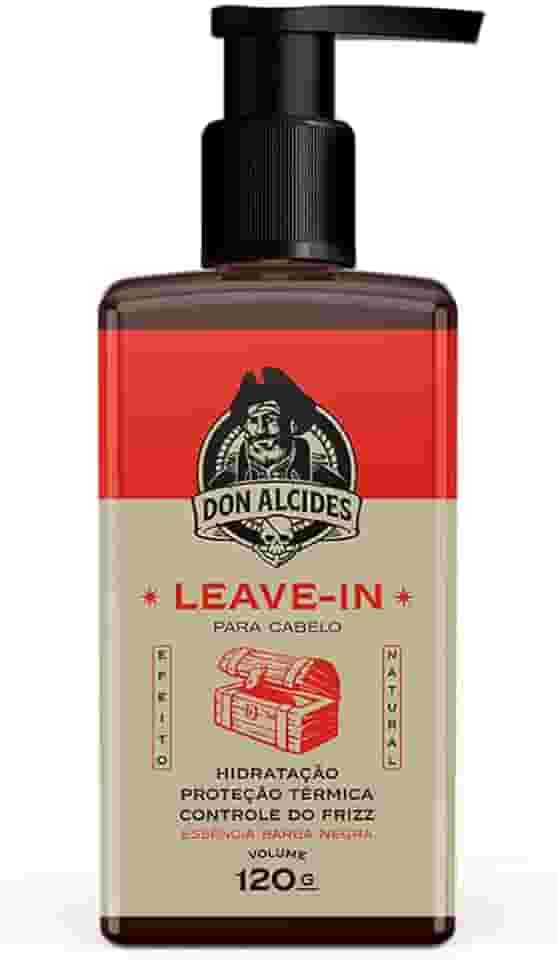 Leave-in Para Cabelo Masculino Barba Negra 120ml Don Alcides
