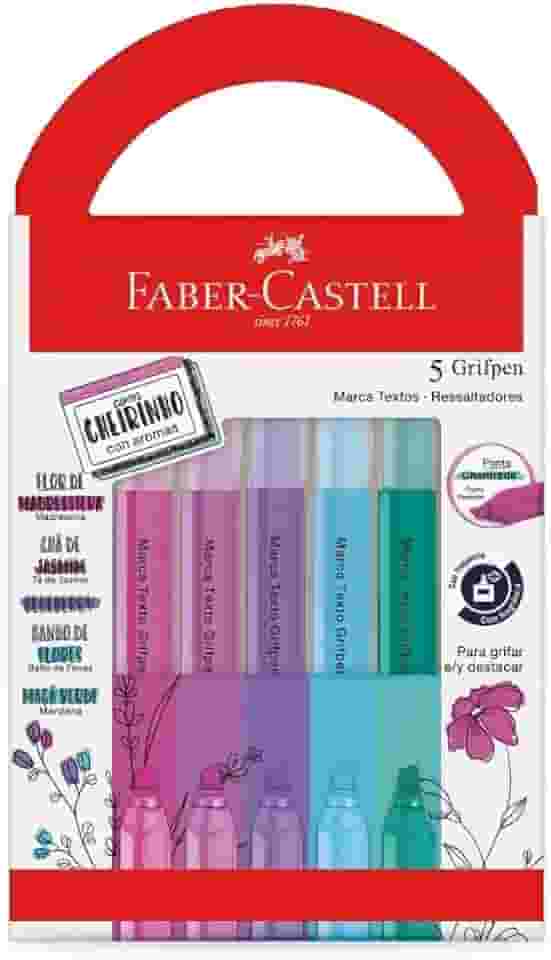 Marca-texto Grifpen com Cheirinho Faber-Castell, Relaxa & Reequilibra - MT/ES5RRZF