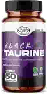 Taurina 1000 mg Black Taurine Unilife 60 Cápsulas