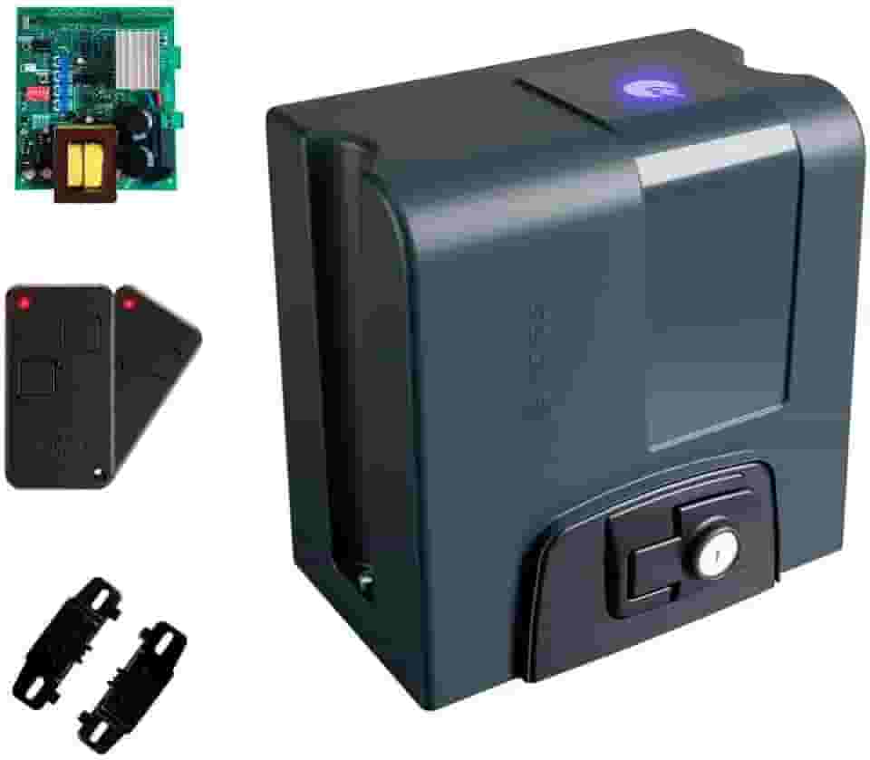 Kit 1 Motor Rossi Dz Nano Nitro 2 Control Portão 650kg