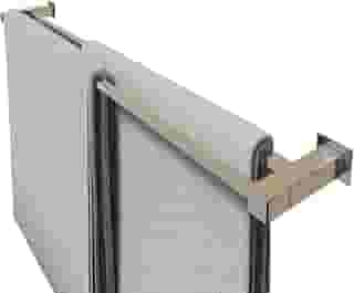 Toalheiro Duplo Inox 60cm De Banheiro Lavabo [Q-TD60]