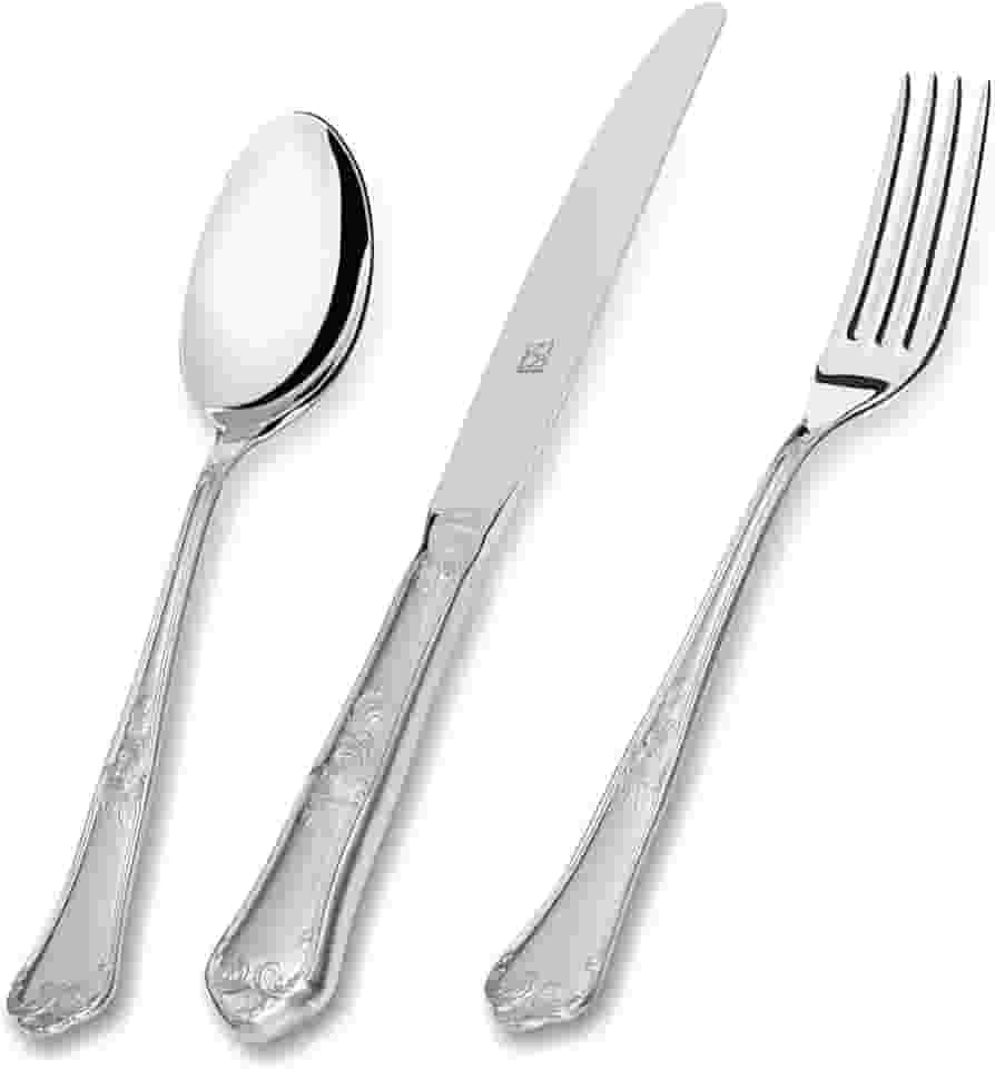 Hercules 493-101PK, Faqueiro sem Estojo Classique, Prata, Pacote de 101 Peças