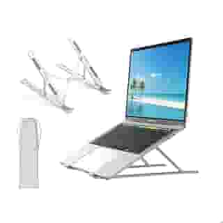 Suporte De Notebook De Alumínio Ajustável Para Notebook Com 6 Ângulos |Dobrável E Ergonômico Para notebook de 10-17 Polegadas