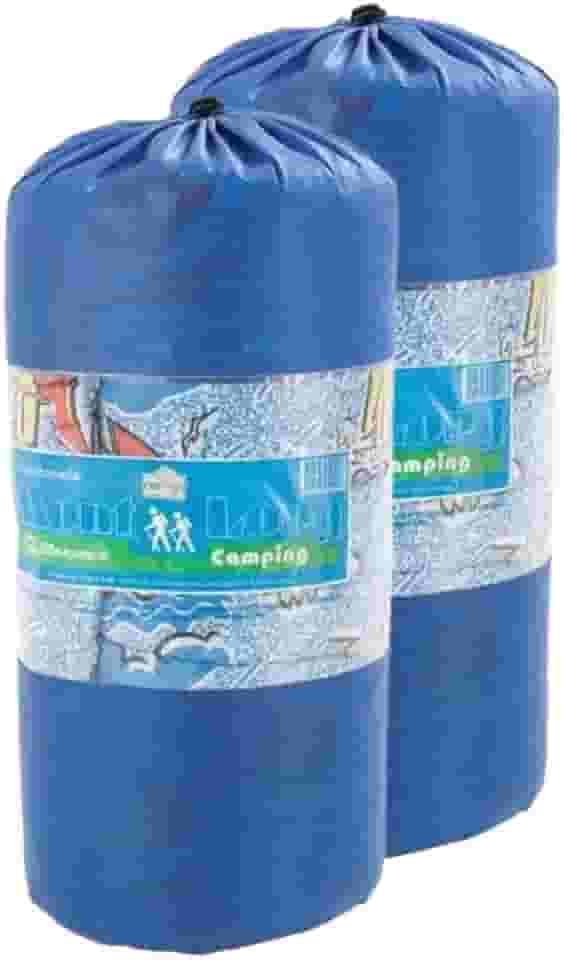 Kit 2 Colchonete Mont Long Azul Estampado para Camping Retiro