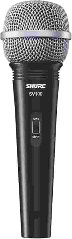 Shure SV100 Microfone de Mão Dinâmico Cardióide para Voz