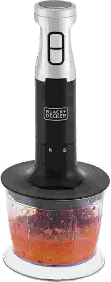 BLACK+DECKER Mixer Mini Processador Vertical 3 em 1, com Design em Inox, Modelo MK600, 110V