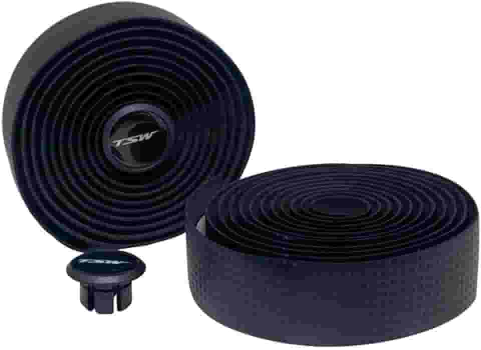 Fitas de Guidão Slim Eva Macia Ciclismo Road Bike Speed Estrada Tsw (Preta)