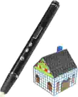 Caneta 3D Rp900a Tela Oled p/Desenho Impressão Preta