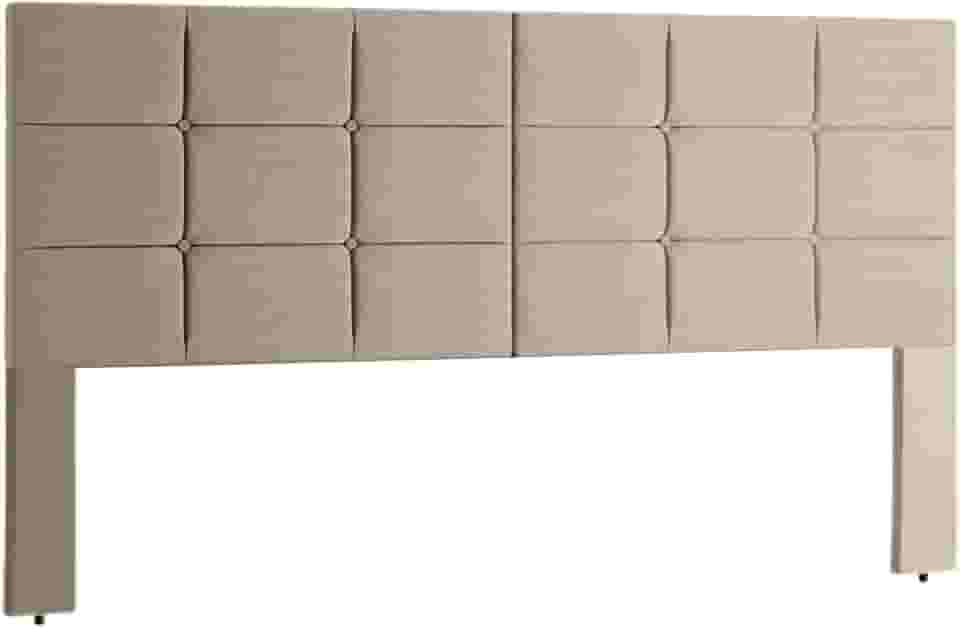 Cabeceira De Cama Box Art Espanha- Casal 140cm X 130cm Marfim