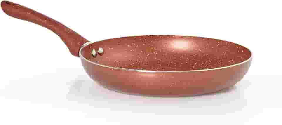 MODA DO CHEF Frigideira Antiaderente 20cm Cobre Graniflon – Alumínio Injetado 2mm, Capacidade 2,4 Litros, Resistência e Sofisticação