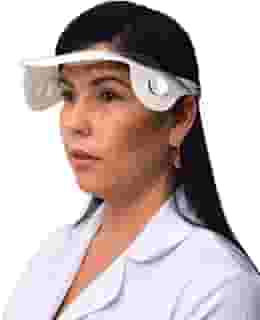 DELLO Protetor Facial Em Pet C/Elástico Grosso Desmontado Cristal Grande
