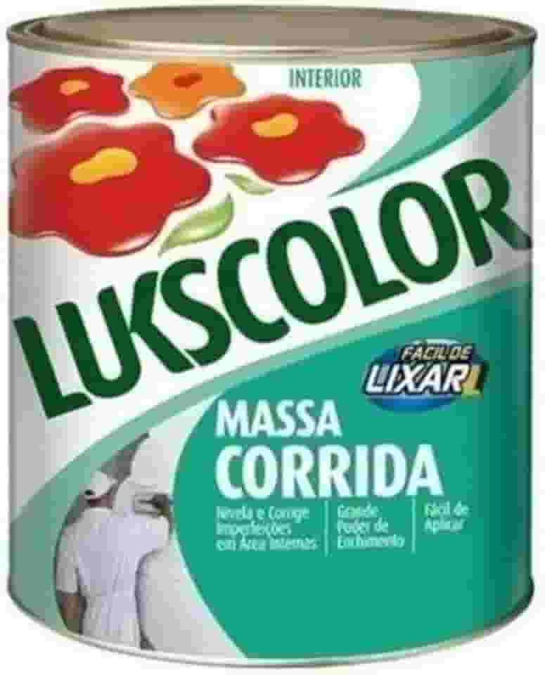 Massa Corrida PVA Interior 900ml para Revestimento Lukscolor