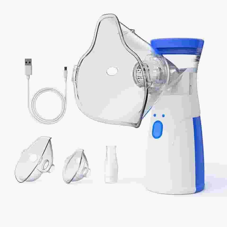 Nebulizador Portátil Silencioso, Inalador Ultrassônico Compacto, Sem Fio, Indicado para Adultos, Crianças e Idosos – Uso Diário, Alívio Rápido Linha Prime