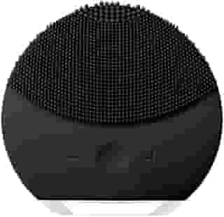 Esponja Elétrica de Limpeza Facial com Cerdas de Silicone e Função Massageadora - Portátil e Recarregável para Cuidados da Pele (Preto)