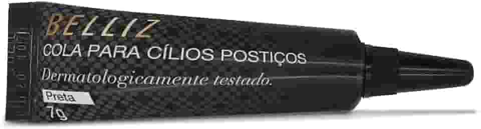 Cola para Cílios Postiços, Belliz, Preto
