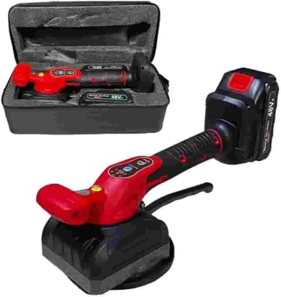 Máquina de Assentar Pisos Porcelanatos Vibradora com Ventosa Com Carregador e Case de Transporte Suporta até 100 kg