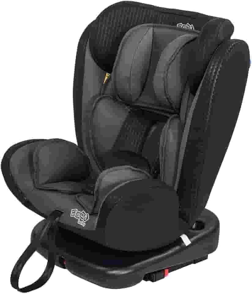 Maxi Baby Cadeira de Carro infantil Deluxe Rotação 360°, Sistema Isofix e Top Tether Grupo 0, 1,2,3 (0 a 36kgs), Preto