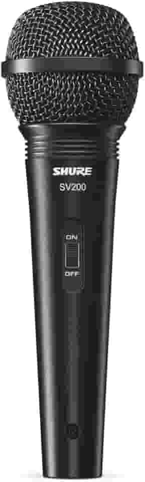 Shure SV200 Microfone de Mão Dinâmico Cardióide para Voz