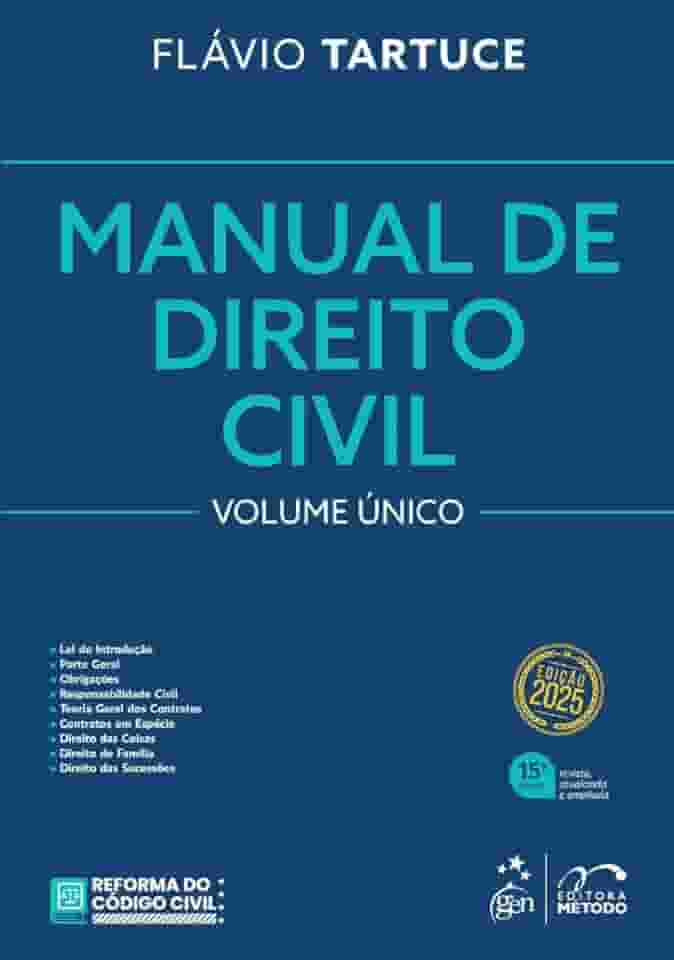 Manual de Direito Civil - Vol. Único - 15ª Edição 2025