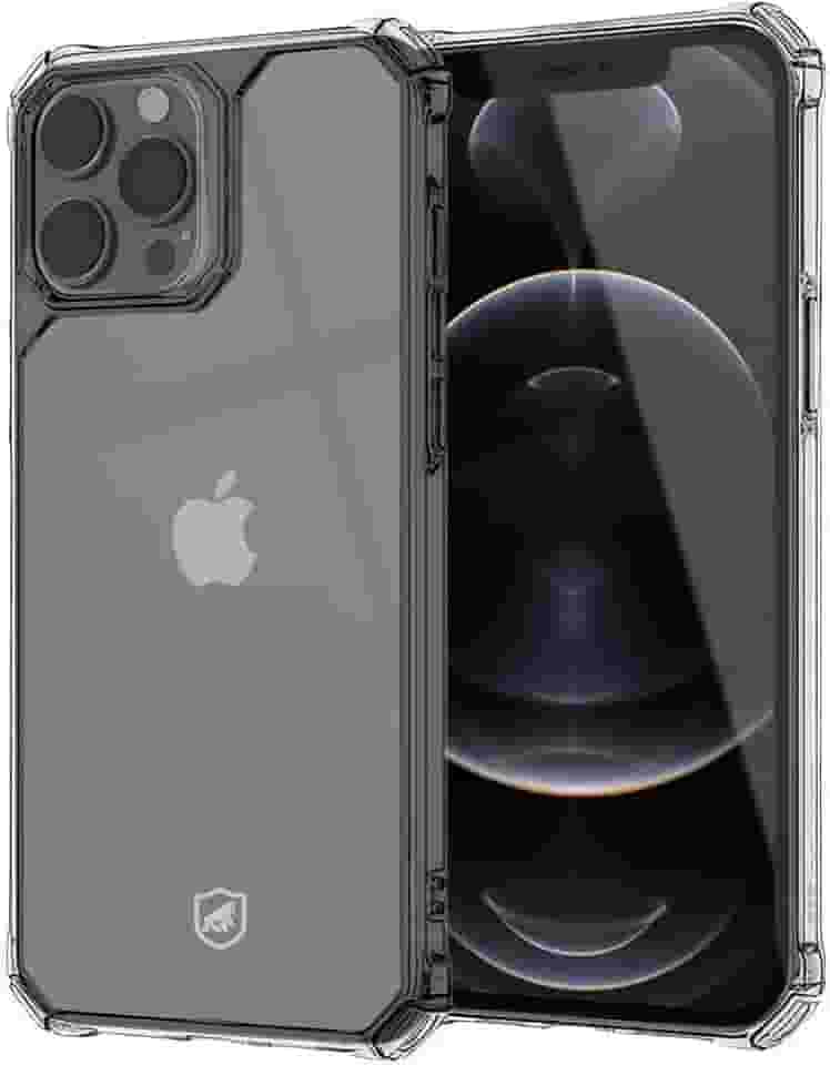 Gshield Capa Case Capinha Clear Proof Anti-impacto com Quinas Reforçadas (Transparente, iPhone 12 Pro Max)
