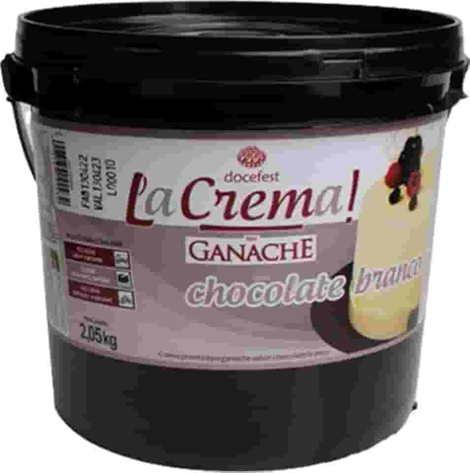 Recheio Cobertura Chocolate Branco 2,05Kg Lacrema - Festpan