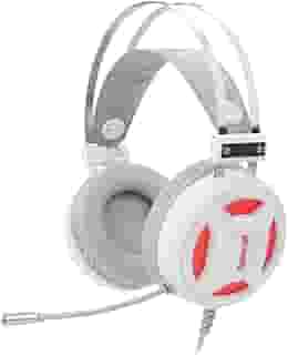 Redragon FONE DE OUVIDO COM MICROFONE GAMER MINOS H210W BRANCO - com fio - ajustavel