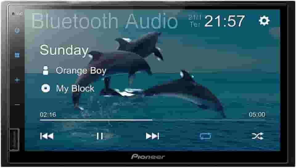 Central Multimídia Pioneer DMH-145BR 7 Polegadas USB Espelhamento Android