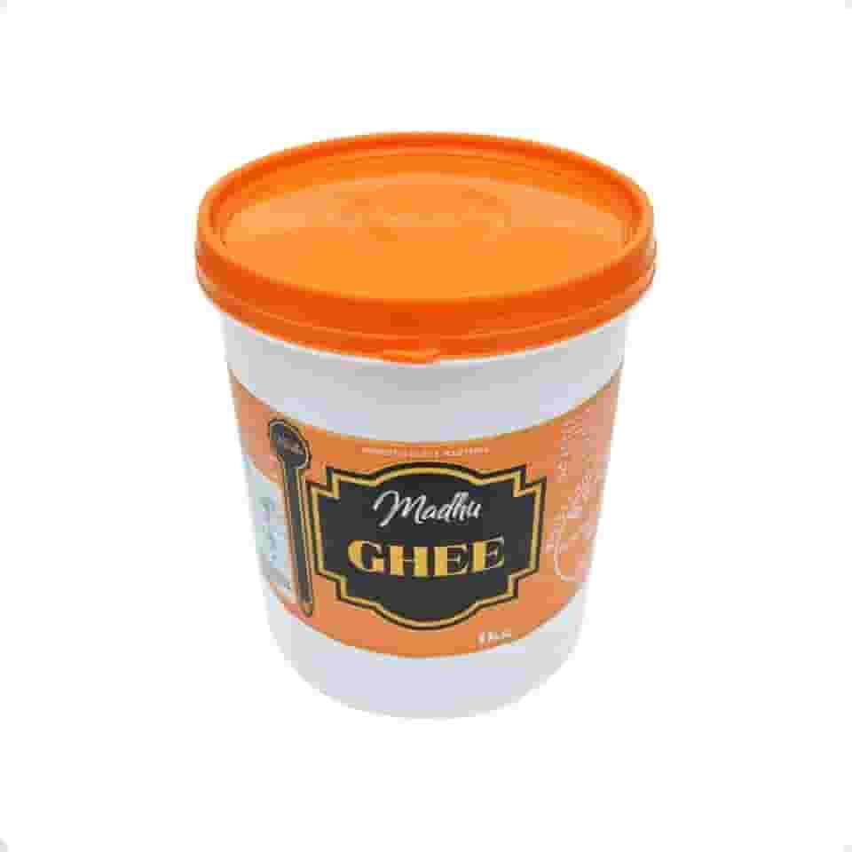 Manteiga Ghee Clarificada 1Kg Madhu Bakery