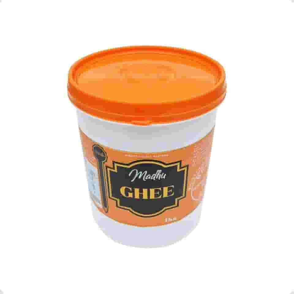 Manteiga Ghee Clarificada 1Kg Madhu Bakery