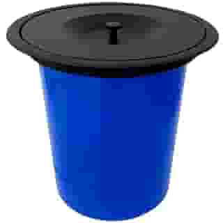 Dona D Cor, Lixeira De Embutir Preta 5 Litros Pia Cozinha Tampa Aço Inox 201 Preto Fosco Cesto Lixo 5l Oculto Para Bancada De Granito Mármore