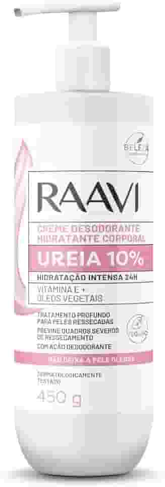 Raavi - Creme Hidratante Corporal com Ureia 10% 450g