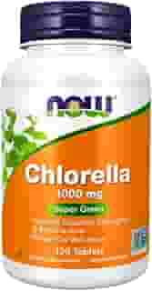 Chlorella 1000MG 120 Pastilhas - NowFoods