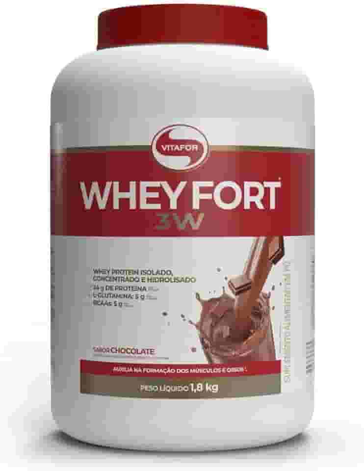 Vitafor - Whey Fort 3W - 1,8Kg - Chocolate